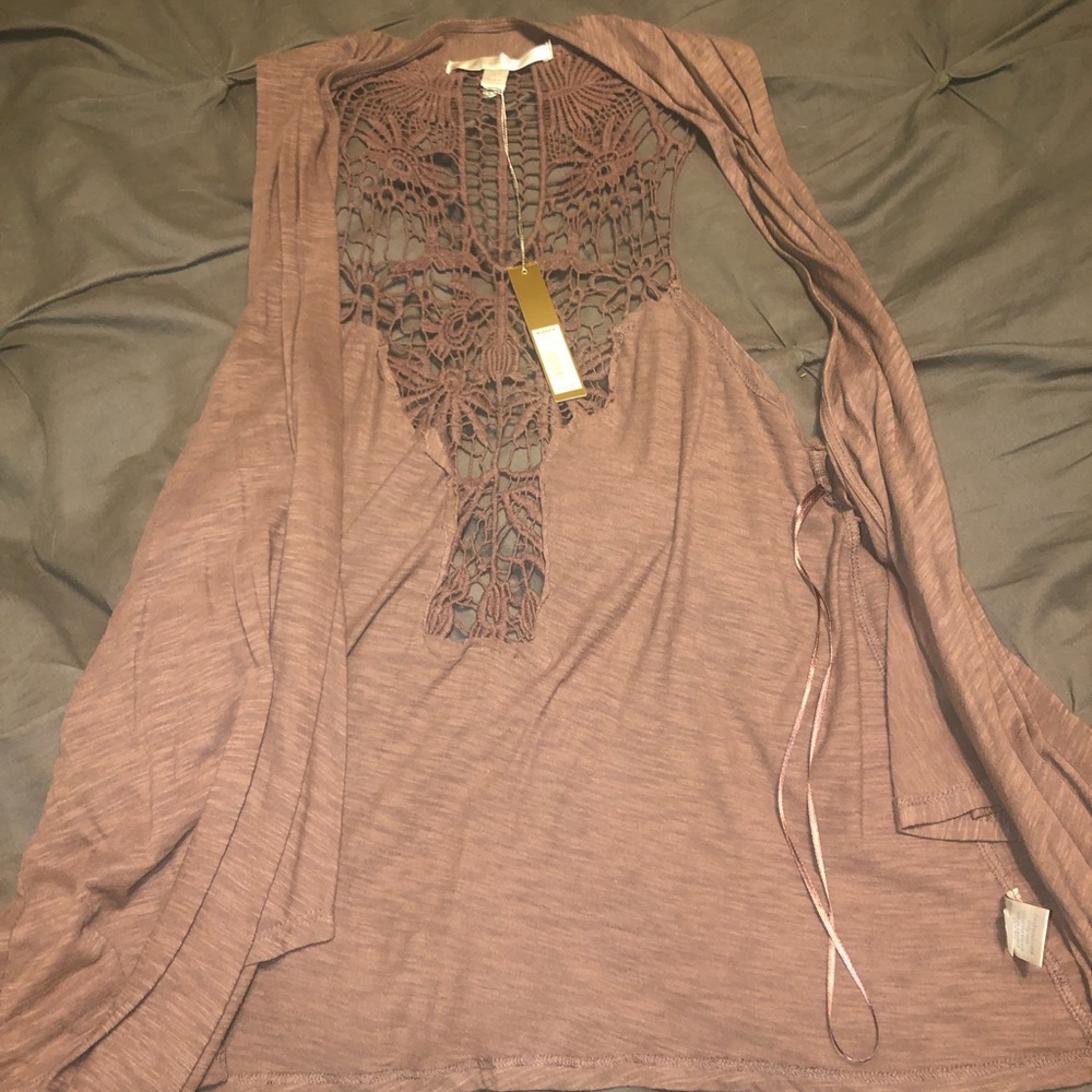BNWT Lauren Conrad sleeveless cardigan